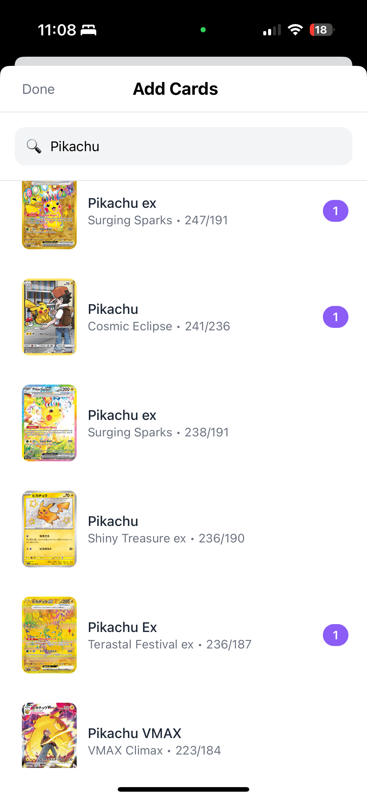 Edit List - Manage Your Collections